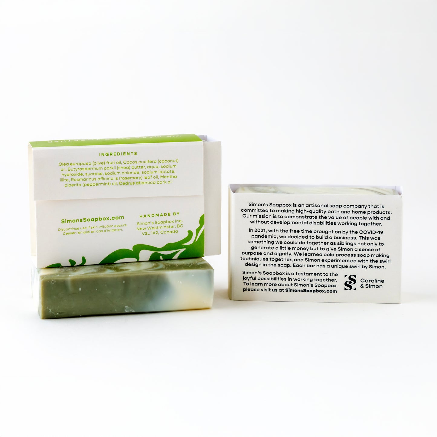 back and inside view of packaging