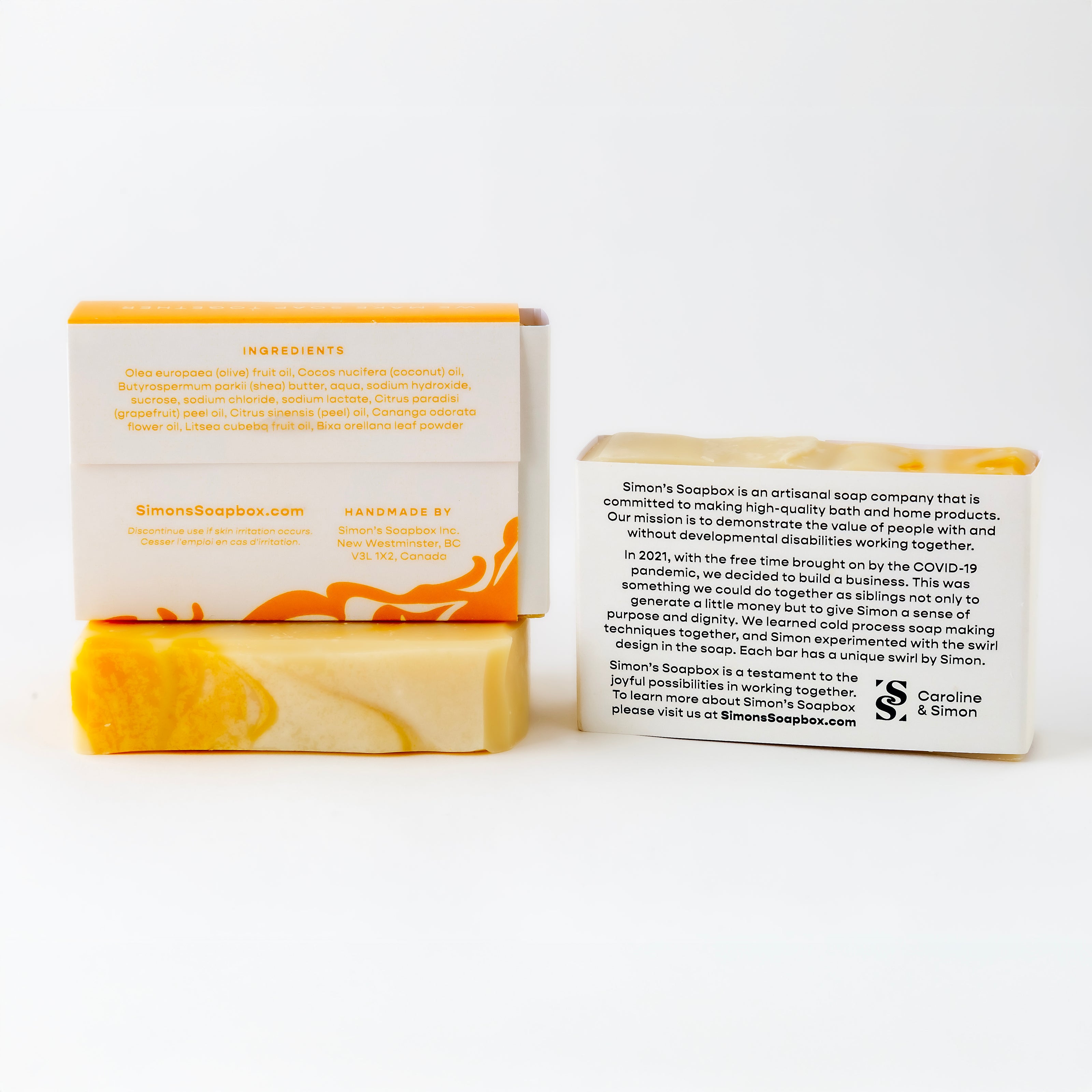 back and inside view of packaging
