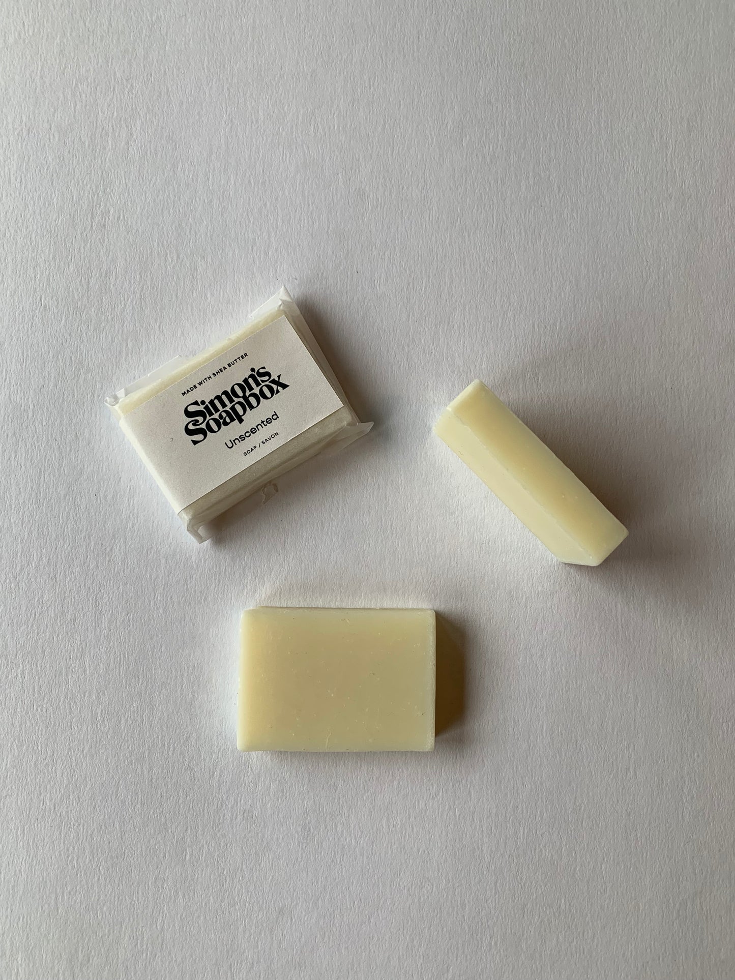 Mini bar of soap (hotel size)